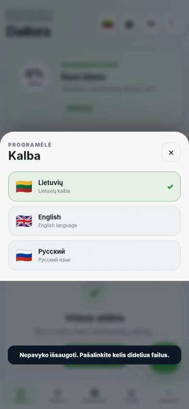Lithuanian interface